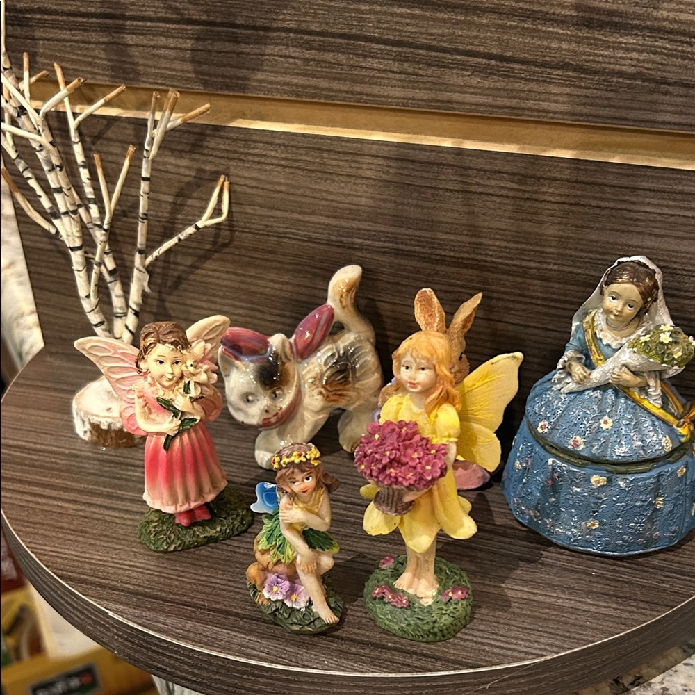 Colorful Fairy Figurine Set
